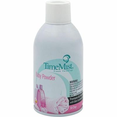 TimeMist Metered 30-Day Baby Powder Scent Refill - Spray - 6000 ft³ - 7.1 fl oz (0.2 quart) - Baby Powder - 30 Day - Long Lasting, Odor Neutralizer - 1 Each