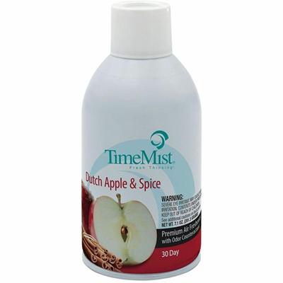 TimeMist Metered 30-Day Dutch Apple/Spice Scent Refill - Spray - 6000 ft³ - 6.6 fl oz (0.2 quart) - Dutch Apple & Spice - 30 Day - Long Lasting, Odor Neutralizer - 1 Each