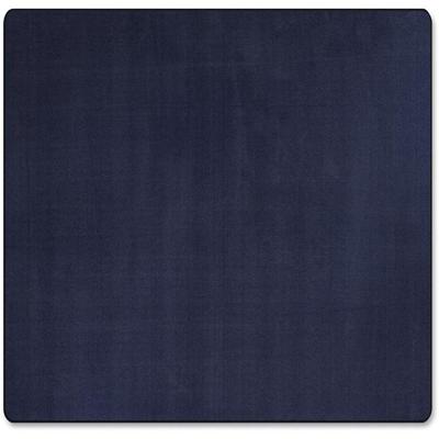 Flagship Carpets Classic Solid Color 6' Square Rug - Traditional - 72" Length x 72" Width - Square - Navy - Nylon