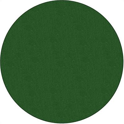 Flagship Carpets Classic Solid Color 6' Round Rug - Traditional - 72" Diameter - Circle - Clover - Nylon