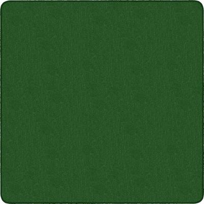 Flagship Carpets Classic Solid Color 12' Square Rug - Traditional - 12 ft Length x 12 ft Width - Square - Clover - Nylon