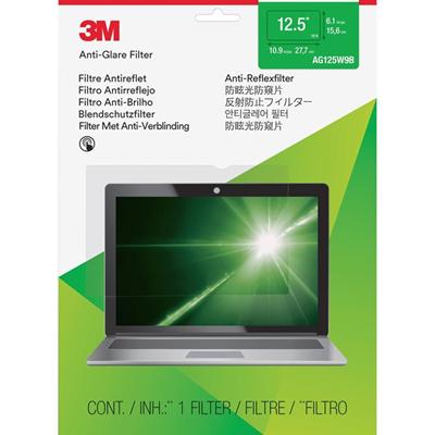3M Anti-Glare Filter Clear, Matte - For 12.5" Widescreen LCD Notebook - 16:9 - Scratch Resistant, Fingerprint Resistant, Dust Resistant - Anti-glare - 1 Each