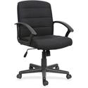 Lorell SOHO Upholstered Task Chair - Black Seat Color - Fabric Seat Material - Black Back Color - Fabric Back Material - 1 Each