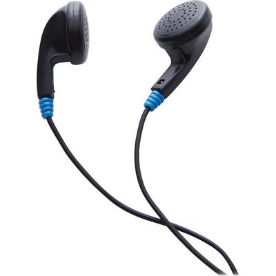 Verbatim Earphone - Stereo - Mini-phone (3.5mm) - Wired - Earbud - Binaural - Black - 1 Each