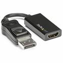 StarTech.com DisplayPort to HDMI Adapter - 4K DP to HDMI Converter - UHD 4K 60Hz - 1 x 20-pin DisplayPort 1.4 Digital Audio/Video - Male - 1 x 19-pin HDMI 2.0 Digital Audio/Video - Female - Black - 1 Each