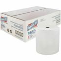 Genuine Joe Solutions Hardwound Paper Towels - 1 Ply - 7" Width x 850 ft Length - White - Virgin Fiber - 6 / Carton