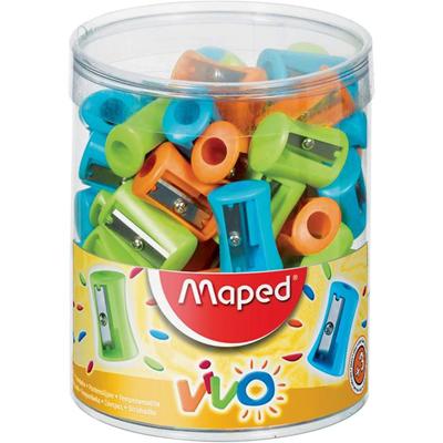 Maped Vivo Single-hole Sharpener - 1 Hole(s) - Assorted - 75 / Display Box