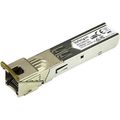 StarTech.com HP 453154-B21 Compatible SFP Transceiver Module - 1000BASE-T - For Data Networking - 1 x RJ-45 1000Base-TX LAN - Twisted PairGigabit Ethernet - 1000Base-TX - Hot-pluggable, Hot-swappable - 1 Each - TAA Compliant