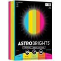 Astrobrights Color Card Stock - 5 Assorted Colours - 8 1/2" x 11" - High-impact, Durable, Printable, Acid-free, Lignin-free - Lunar Blue, Solar Yellow, Terra Green, Cosmic Orange, Fireball Fuchsia - 1 Pack