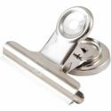 Charles Leonard Magnetic Spring Clips - 2" Length - 1 Box