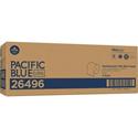 Pacific Blue Ultra High-Capacity Recycled Paper Towel Rolls - 7.87" Width x 1150 ft Length - Brown - Paper - 3 Rolls Per Container - 3 / Carton