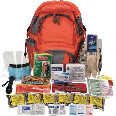 First Aid Only Emergency Preparedness Backpack - 63 x Piece(s) For 1 x Individual(s) - 17.5" Height x 12.5" Width - 1 Each