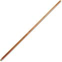 Rubbermaid Commercial Lacquered Wood Broom Handle - 60" Length x 1.30" Diameter - Natural - Lacquered Wood - 1 Each