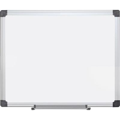 MasterVision Super Value Lacquered Steel Dry Erase Board - 36" (3 ft) Width x 24" (2 ft) Height - Lacquered Steel Surface - Anodized Aluminum Frame - Rectangle - Horizontal/Vertical - Magnetic - 1 Each