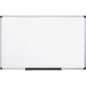 MasterVision Super Value Lacquered Steel Dry Erase Board - 96" (8 ft) Width x 48" (4 ft) Height - Lacquered Steel Surface - Anodized Aluminum Frame - Rectangle - Horizontal/Vertical - Magnetic - 1 Each
