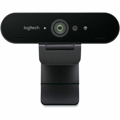 Logitech BRIO Webcam - 90 fps - Black - USB 3.0 - 4096 x 2160 Video - Auto-focus - Clip, Tripod Mount - 5x Digital Zoom - Microphone - For Notebook, Monitor