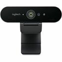 Logitech BRIO Webcam - 90 fps - Black - USB 3.0 - 4096 x 2160 Video - Auto-focus - Clip, Tripod Mount - 5x Digital Zoom - Microphone - For Notebook, Monitor