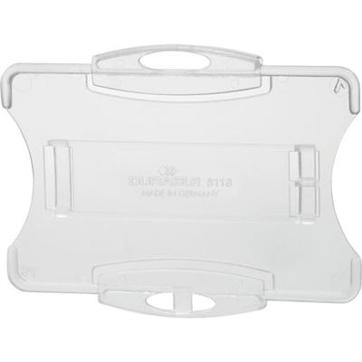 DURABLE 8011/8118 Replacement ID Card Holder - Support 3.35" x 2.13" Media - Polystyrene - Clear - 10 / Box