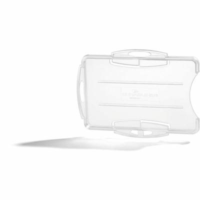 DURABLE 8218/8267 Replacement ID Card Holder - Support 3.35" x 2.13" Media - Vertical, Horizontal - Transparent - 10 / Box
