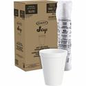 Dart J Cup 10 oz Insulated Foam Cups - 10 fl oz - White - Foam - Beverage - 25/Bag - 40 / Carton