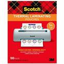 Scotch Thermal Laminating Pouches - Sheet Size Supported: Letter 8.50" Width x 11" Length - Laminating Pouch/Sheet Size: 8.90" Width x 5 mil Thickness - for Sign, Schedule, Artwork, Certificate - Durable, Photo-safe, Thick - Clear - 1 Pack