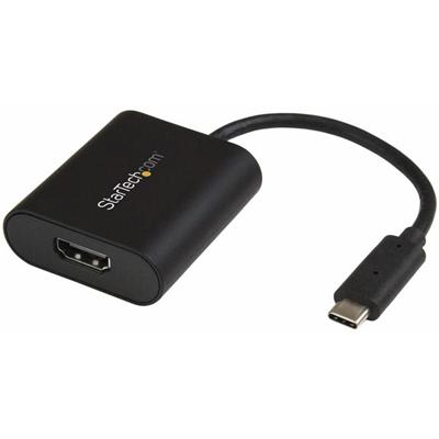 StarTech.com USB-C to HDMI Adapter - 4K 60Hz - 1 x 24-pin Type C USB Male - 1 x 19-pin HDMI Digital Audio/Video Female - 3840 x 2160 Supported - Black - 1 Each - TAA Compliant