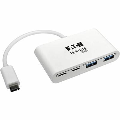 Tripp Lite series 4-Port USB 3.1 Gen 1 Portable Hub, USB-C to (x2) USB-A and (x2) USB-C - USB Type C - External - 4 USB Port(s) - 2 USB 3.0 Port(s) - 2 USB 3.1 Port(s)