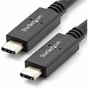 StarTech.com USB-C Data Transfer Cable - 3.30 ft USB-C Data Transfer Cable for Chromebook, Notebook, MacBook, Docking Station, Monitor, Charger, Wall Charger, Car Charger, Power Bank, Mobile Device - First End: 1 x 24-pin USB 3.1 Type C - Male - Seco