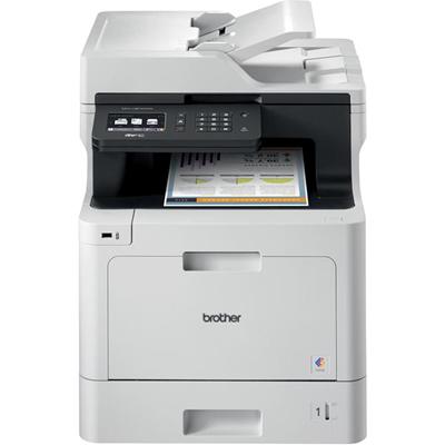 Brother MFC-L8610CDW Wireless Laser Multifunction Printer - Color - Copier/Fax/Printer/Scanner - 33 ppm Mono/33 ppm Color Print - 2400 x 600 dpi class - Automatic Duplex Print - Up to 40000 Pages Monthly - 300 sheets Input - Color Scanner - 1200 dpi 