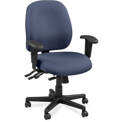 Eurotech Executive Chair - Dillon Ocean - Vinyl, Fabric - 1 Each