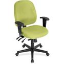 Eurotech 4x4sl with Seat Slider - Apple Green Seat Color - Vinyl Seat Material - Apple Green Back Color - Vinyl Back Material - 5-star Base - Dillon Apple Green - Armrest - 1 Each