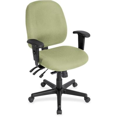 Eurotech 4x4sl with Seat Slider - Sage Seat Color - Vinyl Seat Material - Sage Back Color - Vinyl Back Material - 5-star Base - Dillon Sage - Armrest - 1 Each