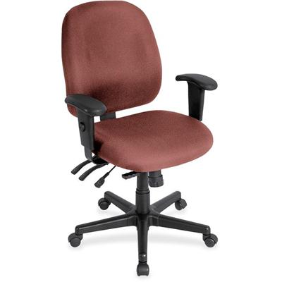 Eurotech 4x4sl with Seat Slider - Cordovan Seat Color - Vinyl Seat Material - Cordovan Back Color - Vinyl Back Material - 5-star Base - Dillon Cordovan - Armrest - 1 Each