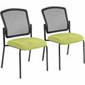 Eurotech dakota 2 Stackable - Apple Green Seat Color - Vinyl Seat Material - Four-legged Base - Dillon Apple Green - 2 / Carton
