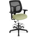Eurotech Utility Stool - Dillon Sage - Vinyl - 1 Each