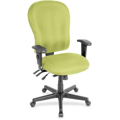 Eurotech 4x4xl High Back Task Chair - Apple Green Seat Color - Vinyl Seat Material - Apple Green Back Color - Vinyl Back Material - High Back - 5-star Base - Dillon Apple Green - Armrest - 1 Each