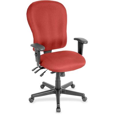 Eurotech 4x4xl High Back Task Chair - Red Rock Seat Color - Canyon Vinyl Seat Material - Red Rock Back Color - Canyon Vinyl Back Material - High Back - 5-star Base - Canyon Red Rock - Armrest - 1 Each
