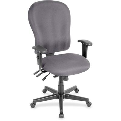 Eurotech 4x4xl High Back Task Chair - Carbon Seat Color - Canyon Vinyl Seat Material - Carbon Back Color - Canyon Vinyl Back Material - High Back - 5-star Base - Canyon Carbon - Armrest - 1 Each