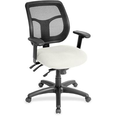 Eurotech Task Chair - Snow Seat Color - Fabric, Vinyl Seat Material - Dillon Snow - 1 Each