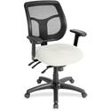 Eurotech Task Chair - Snow Seat Color - Fabric, Vinyl Seat Material - Dillon Snow - 1 Each