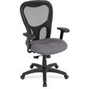 Eurotech Apollo Synchro High Back Chair - Carbon Seat Color - Fabric, Vinyl Seat Material - High Back - 5-star Base - Canyon Carbon - 1 Each