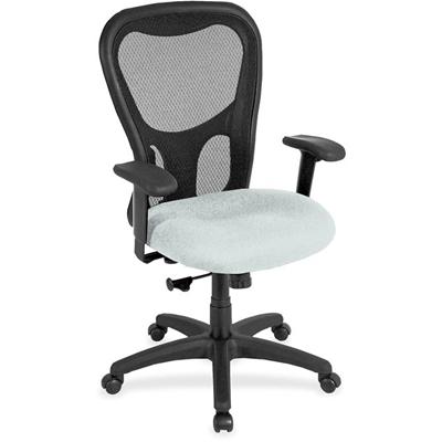 Eurotech Apollo Synchro High Back Chair - Breezy Seat Color - Fabric, Vinyl Seat Material - High Back - 5-star Base - Castillo Breezy - 1 Each