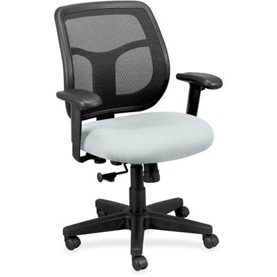 Eurotech Apollo Mid-back Task Chair - Breezy Seat Color - Vinyl, Fabric Seat Material - Mid Back - 5-star Base - Castillo Breezy - 1 Each