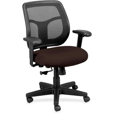 Eurotech Apollo Mid-back Task Chair - Nightfall Seat Color - Vinyl, Fabric Seat Material - Mid Back - 5-star Base - Canyon Nightfall - 1 Each