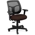 Eurotech Apollo Mid-back Task Chair - Nightfall Seat Color - Vinyl, Fabric Seat Material - Mid Back - 5-star Base - Canyon Nightfall - 1 Each