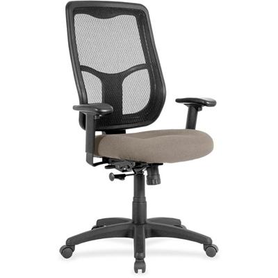 Eurotech Apollo High Back Synchro Task Chair - Stratus Seat Color - Fabric, Vinyl Seat Material - High Back - 5-star Base - Dillon Stratus - 1 Each