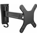 StarTech.com ARMWALLS Wall Mount for Monitor, Flat Panel Display, LED Display, LCD Display, Curved Screen Display - Black - 1 Display(s) Supported - 13" to 27" Screen Support - 33.20 lb Load Capacity - 75 x 75, 100 x 100 - Aluminum - 1 Each