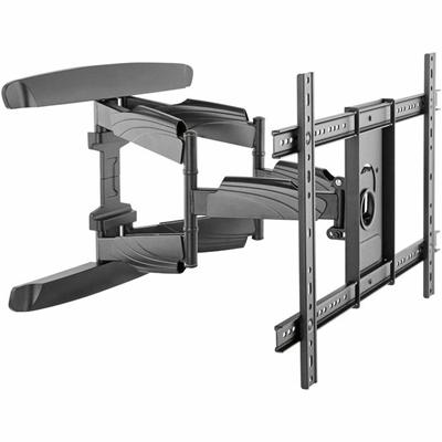 StarTech.com Full-Motion Wall Mount for Curved Screen Display, Flat Panel Display - Black - 1 Display(s) Supported - 32" to 70" Screen Support - 99.21 lb Load Capacity - 400 x 300, 300 x 200, 600 x 400, 400 x 200, 400 x 400, 300 x 300, 200 x 200, 200