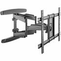 StarTech.com Full-Motion Wall Mount for Curved Screen Display, Flat Panel Display - Black - 1 Display(s) Supported - 32" to 70" Screen Support - 99.21 lb Load Capacity - 400 x 300, 300 x 200, 600 x 400, 400 x 200, 400 x 400, 300 x 300, 200 x 200, 200