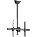 StarTech.com Ceiling Mount for Flat Panel Display, LCD Display, LED Display, Plasma Display - Black - Height Adjustable - 1 Display(s) Supported - 32" to 75" Screen Support - 110.23 lb Load Capacity - 600 x 400, 400 x 200, 400 x 400, 300 x 300, 200 x